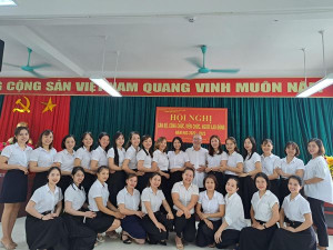 Tập thể CB, GV, NV nhà trường năm học 2022-2023