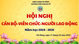 HỘI NGHỊ CÁN BỘ VIÊN CHỨC NGƯỜI LAO ĐỘNG Năm học 2024-2025