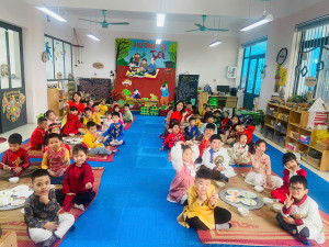 TIỆC TẤT NIÊN TẠI MẦM NON ĐA SỸ